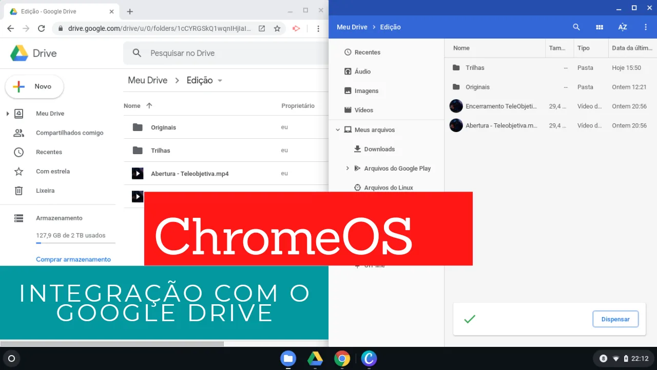 ChromeOS#3 - Integração com o Google Drive
