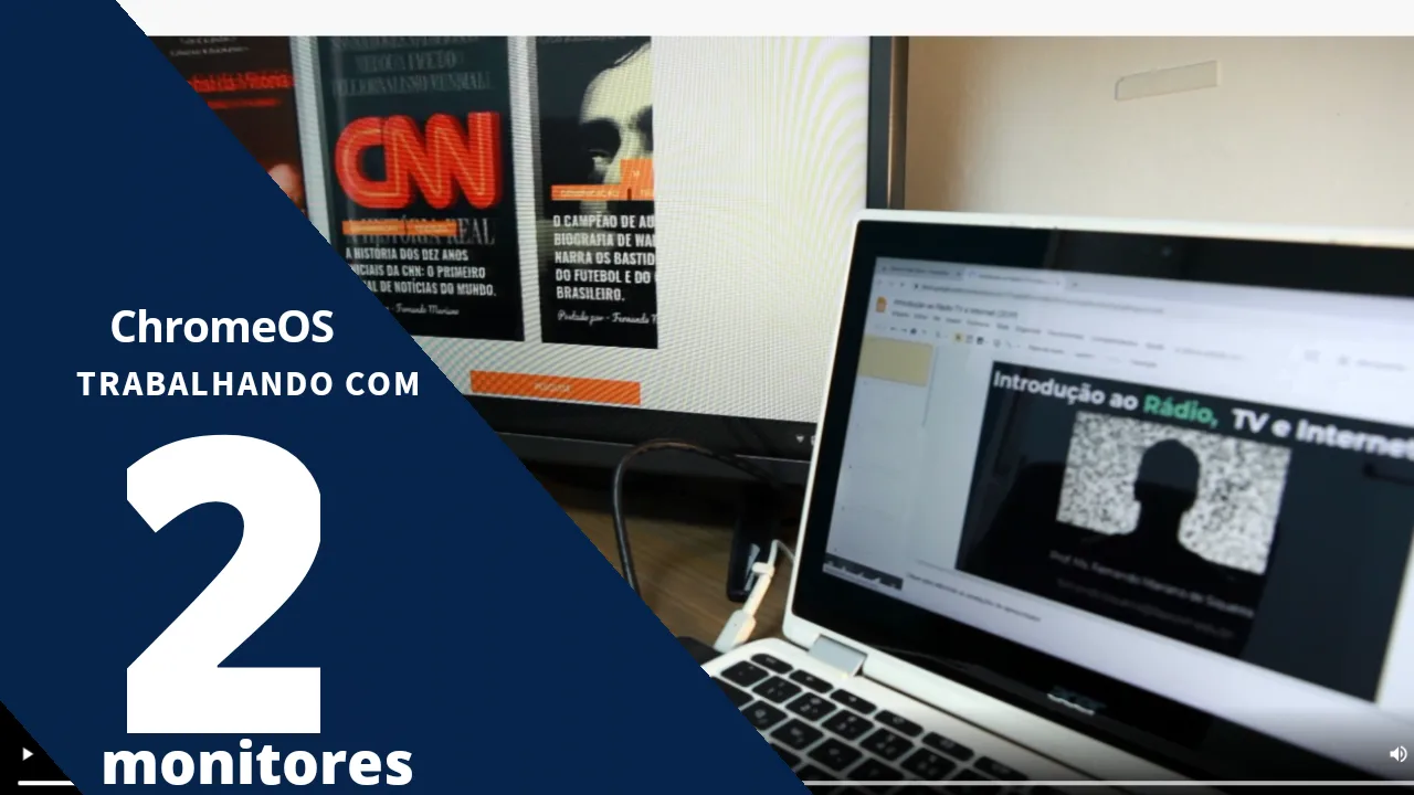Como trabalhar com dois monitores no Chromebook