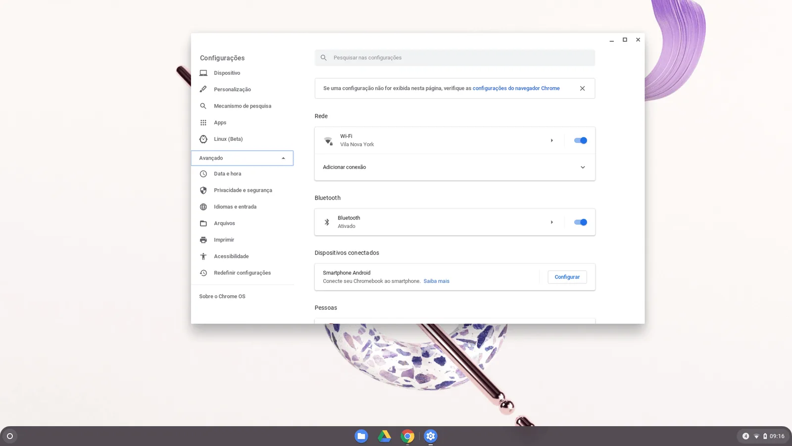 Procedimento para formatação do Chromebook - parte 1