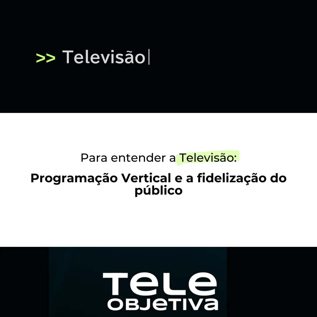 arte do artigo - Para entender a televisão - Programação Vertical