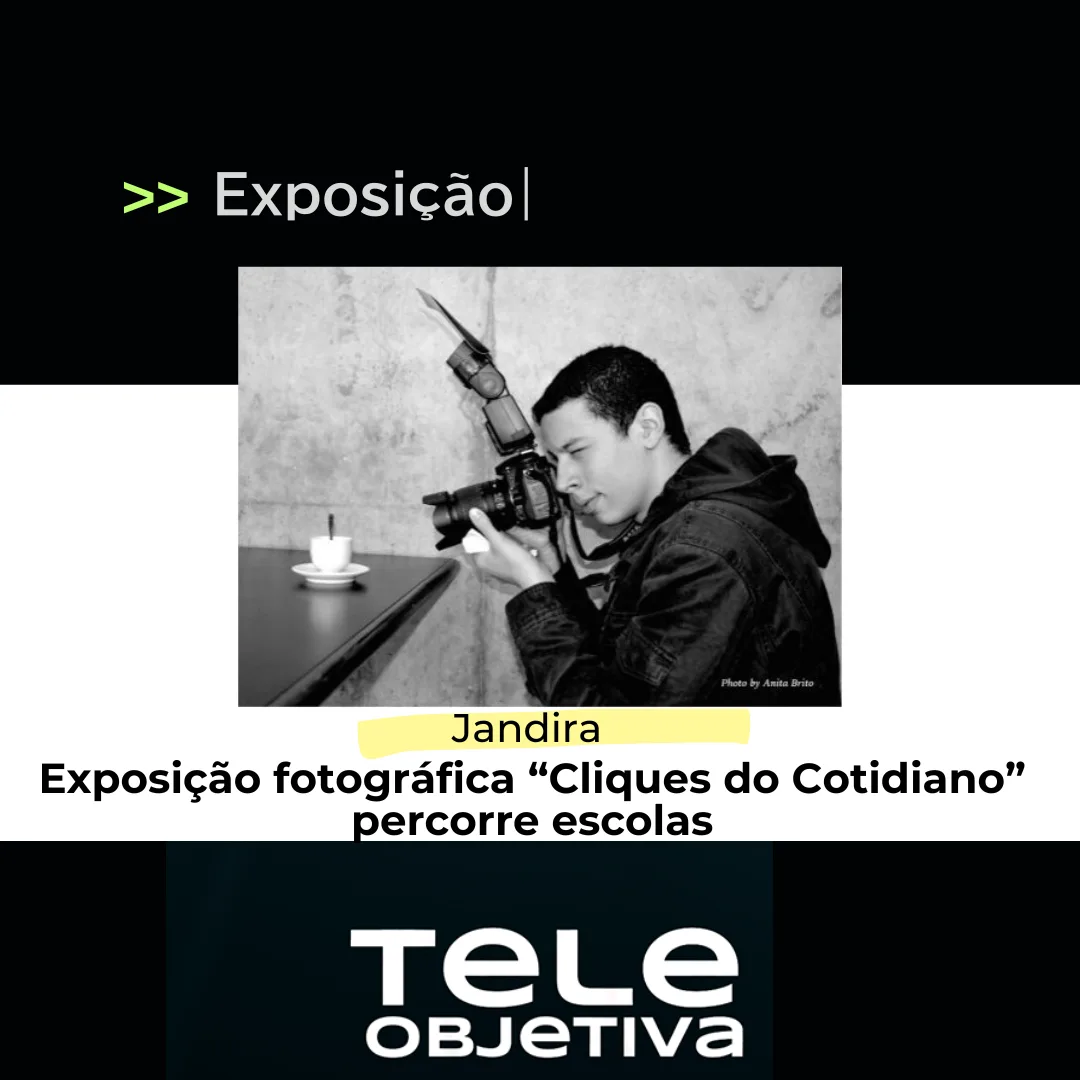 Exposição fotográfica “Cliques do Cotidiano” percorre escolas de Jandira